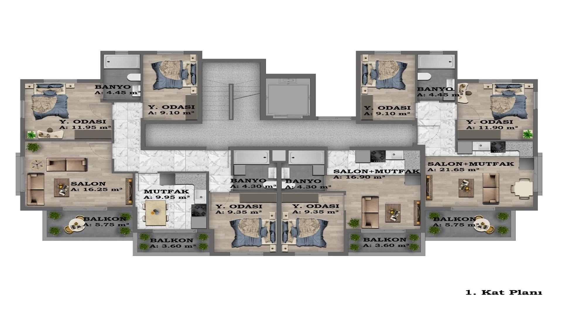Mərtəbə Planı Şəkli 4