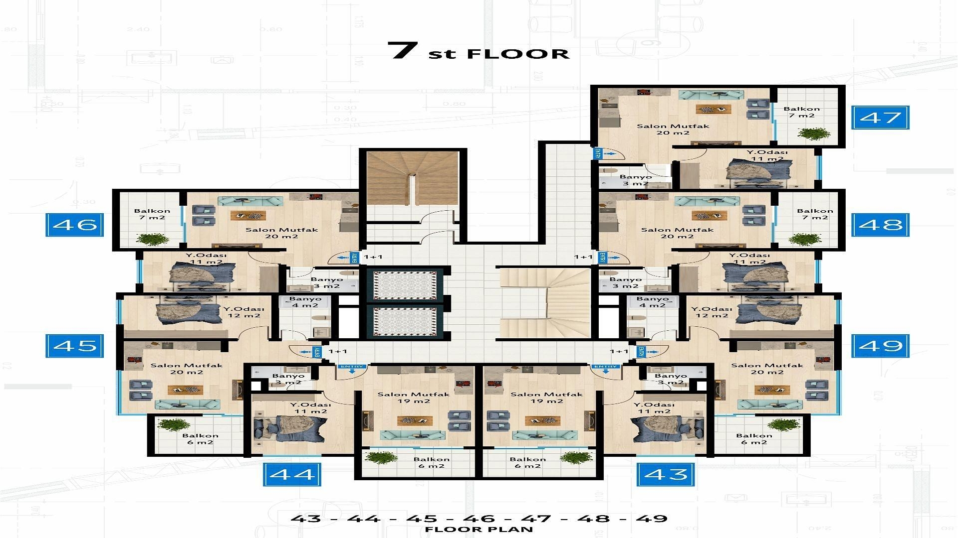 فلور پلان کی تصویر 7