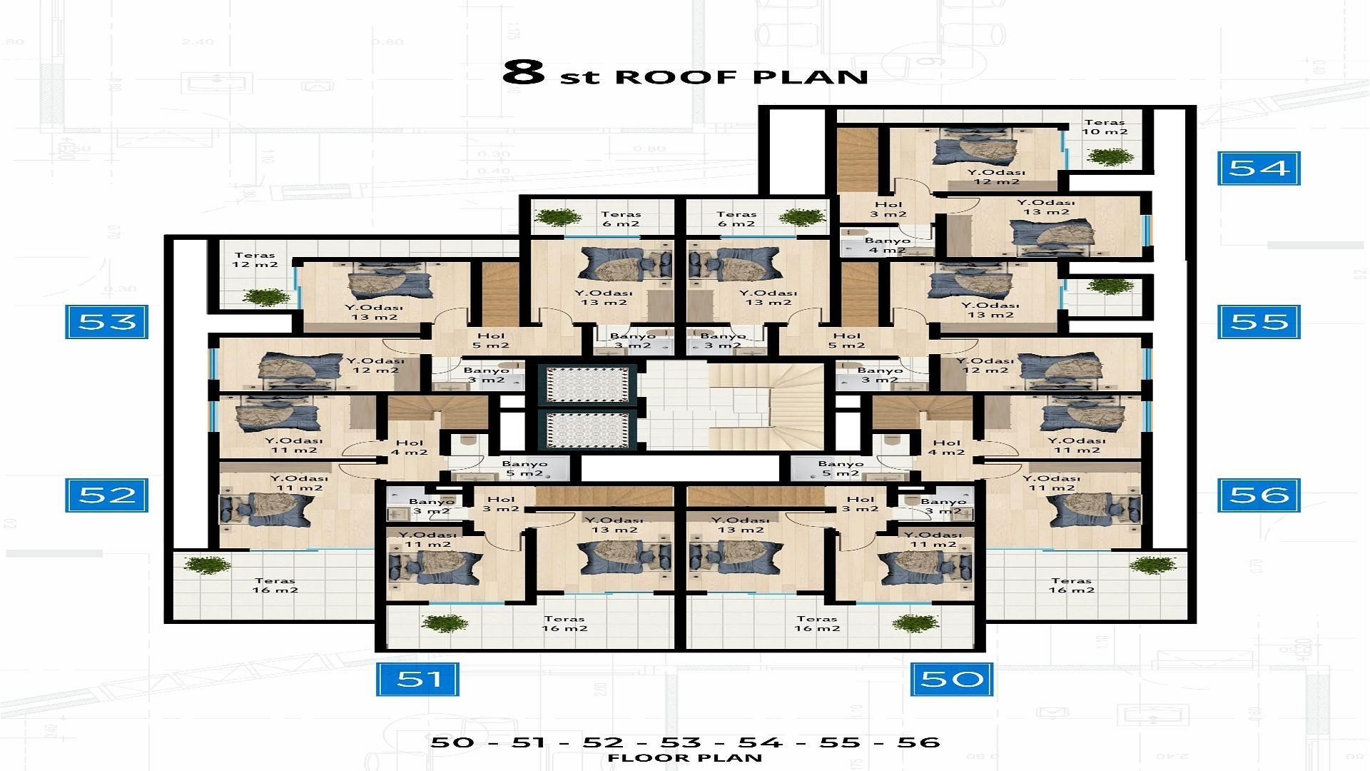 فلور پلان کی تصویر 9