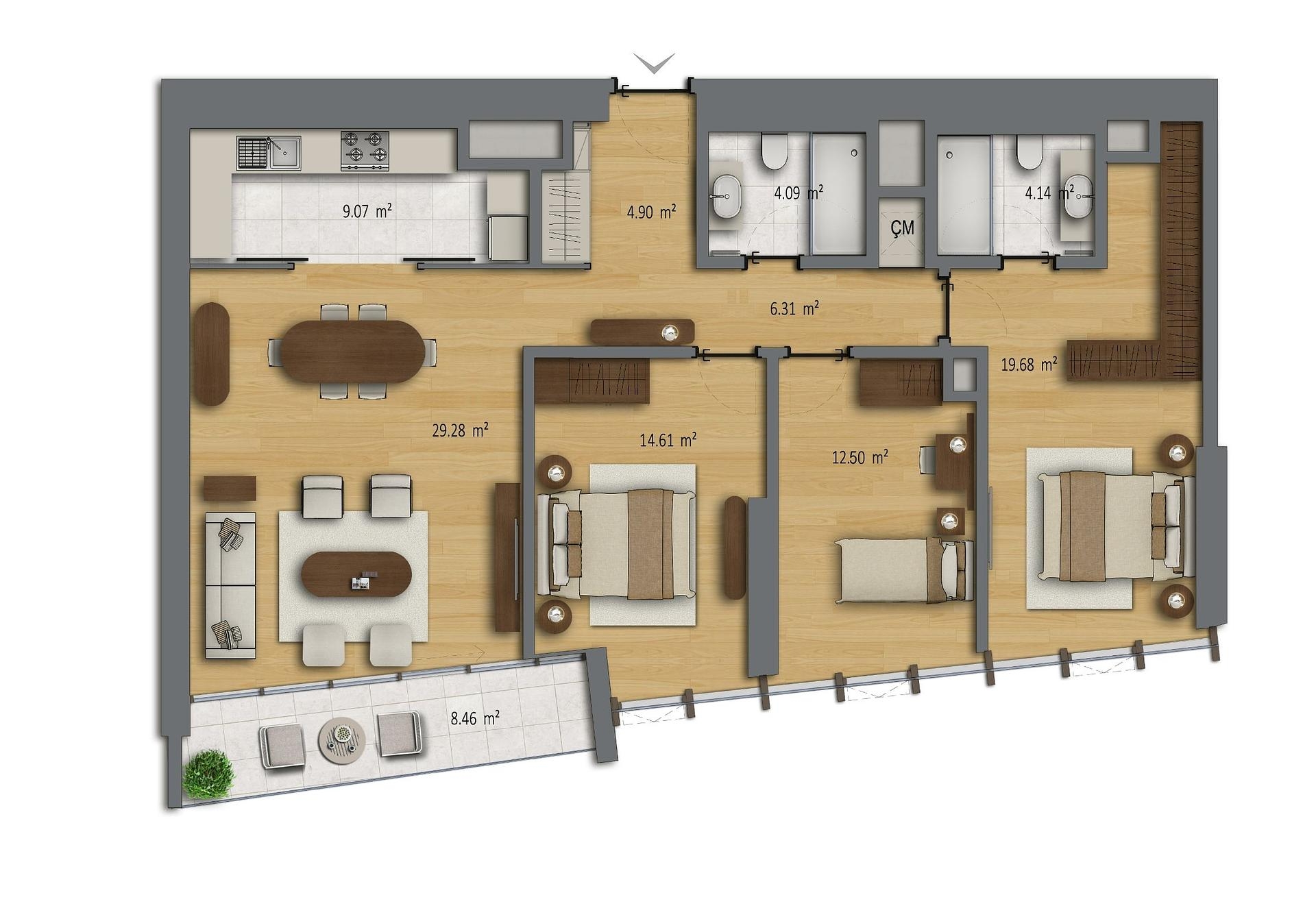 Grundrissdarstellung 6