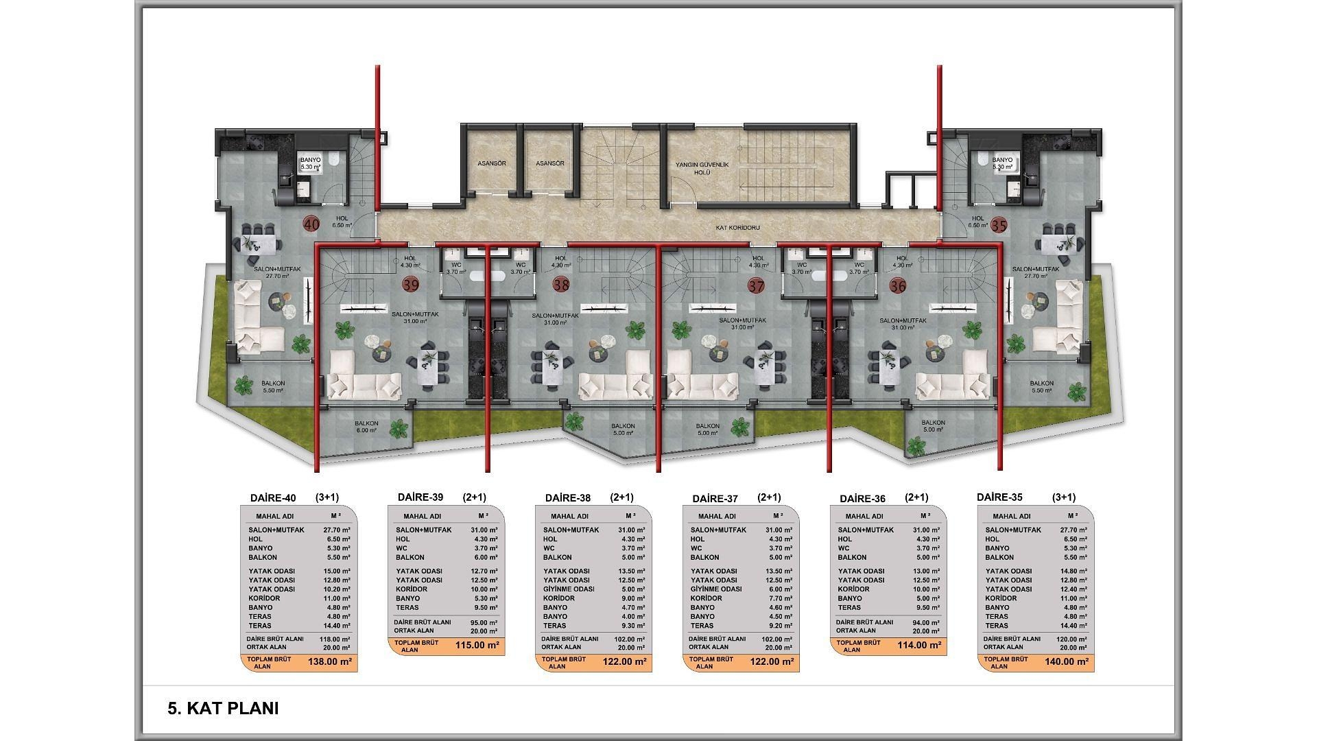 صورة مخطط الطابق 7 