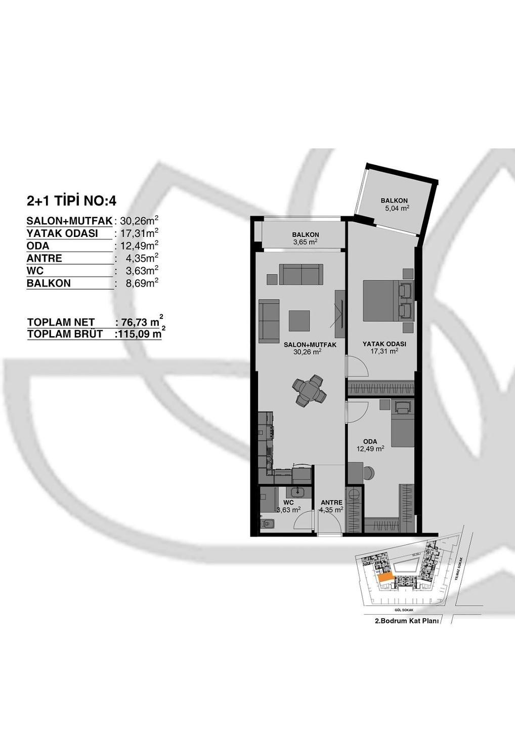 صورة مخطط الطابق 4 
