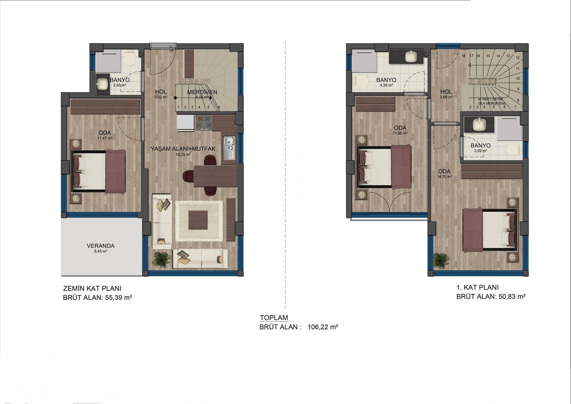 فلور پلان کی تصویر 1