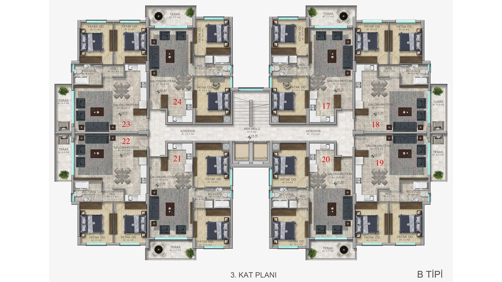Слика плана спрата 22