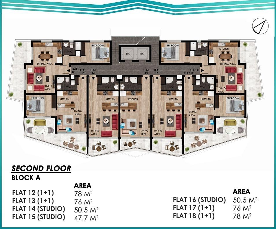 Mərtəbə Planı Şəkli 1