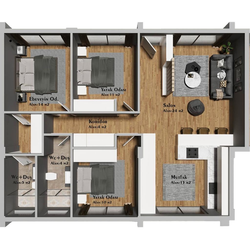 فلور پلان کی تصویر 4