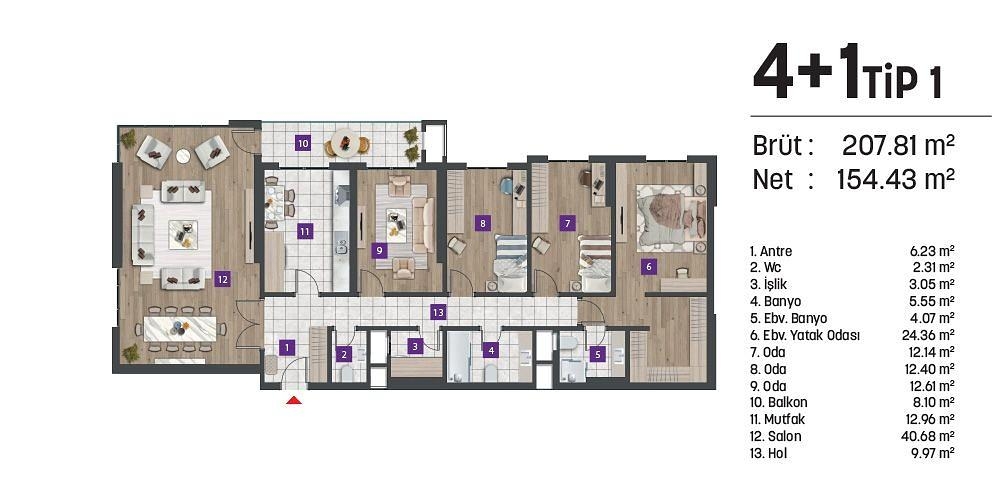 Image du plan d'étage 8