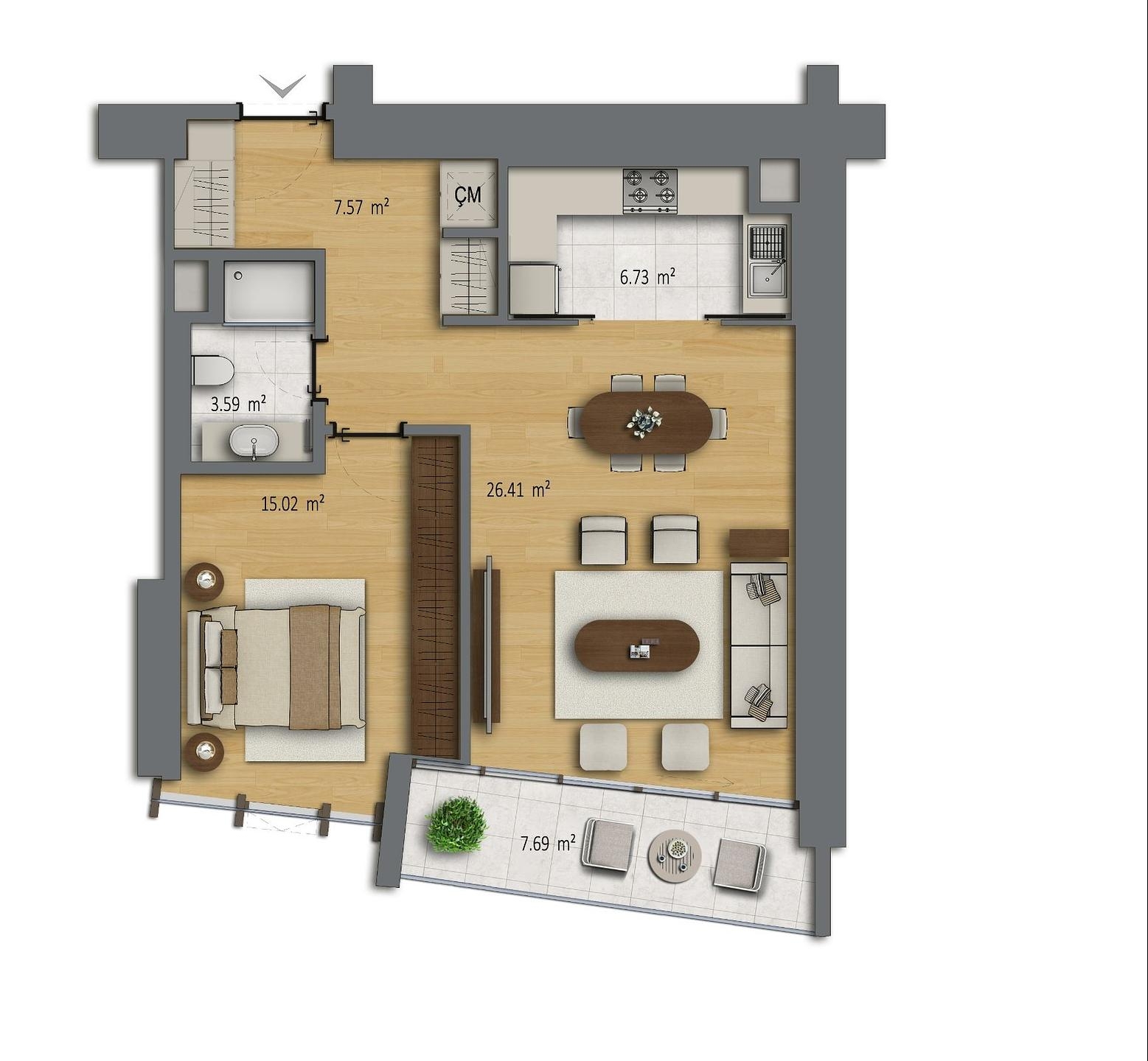 Grundrissdarstellung 8