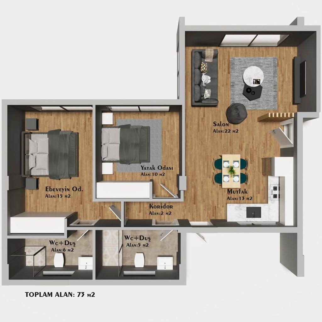 فلور پلان کی تصویر 2