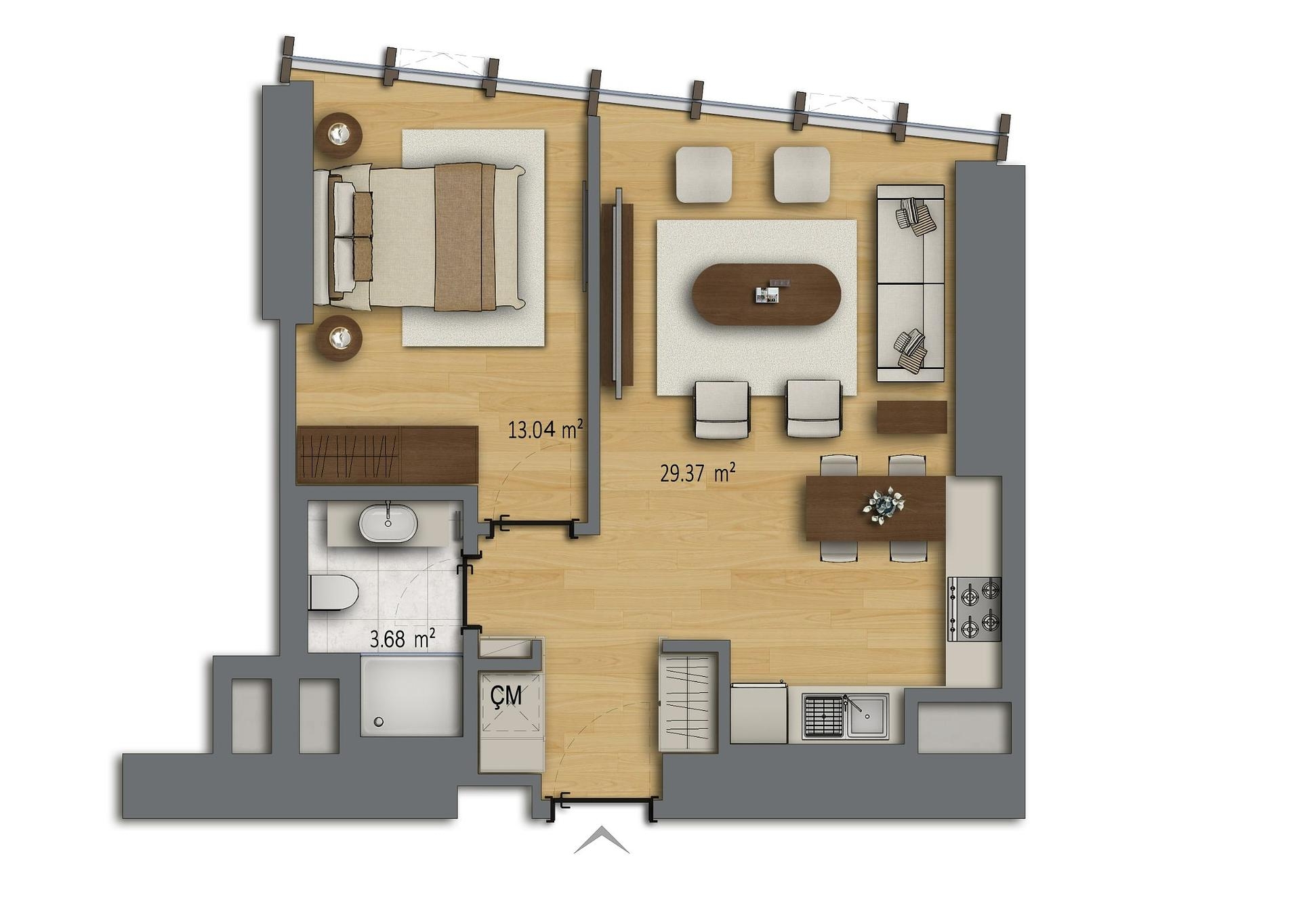 Grundrissdarstellung 1