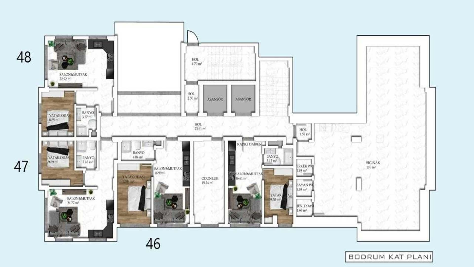 Mərtəbə Planı Şəkli 7