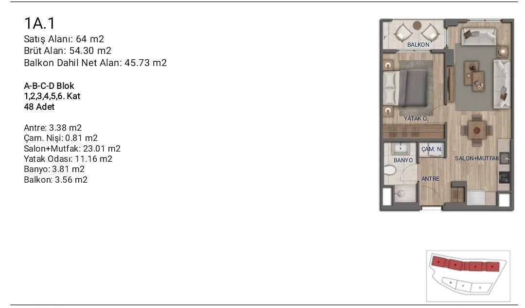 Image du plan d'étage 1