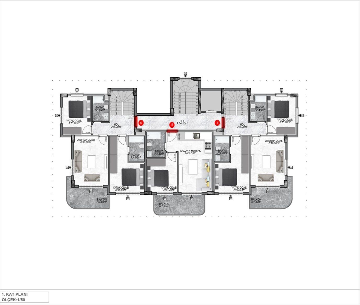 Image du plan d'étage 3