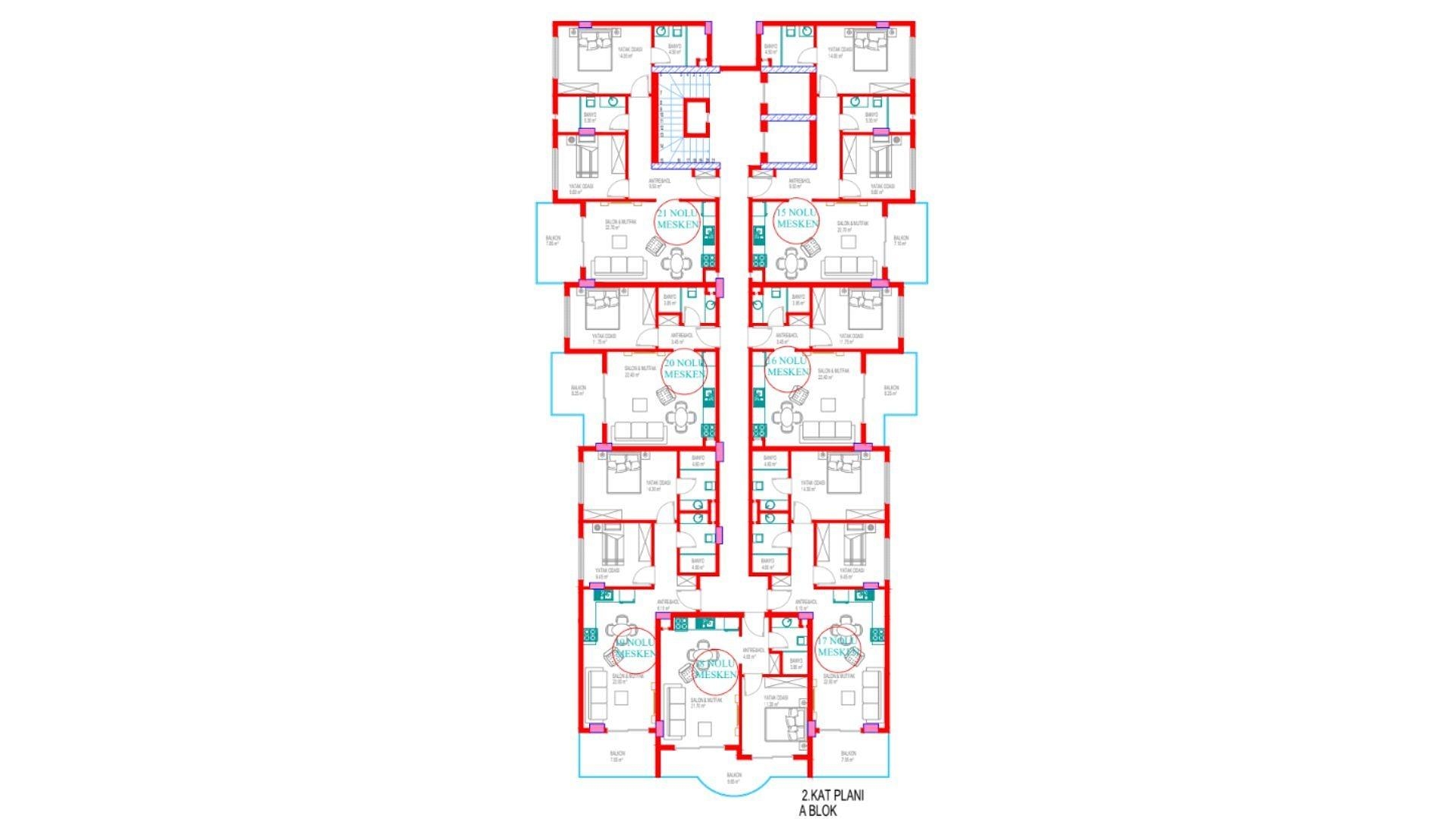 Image du plan d'étage 6