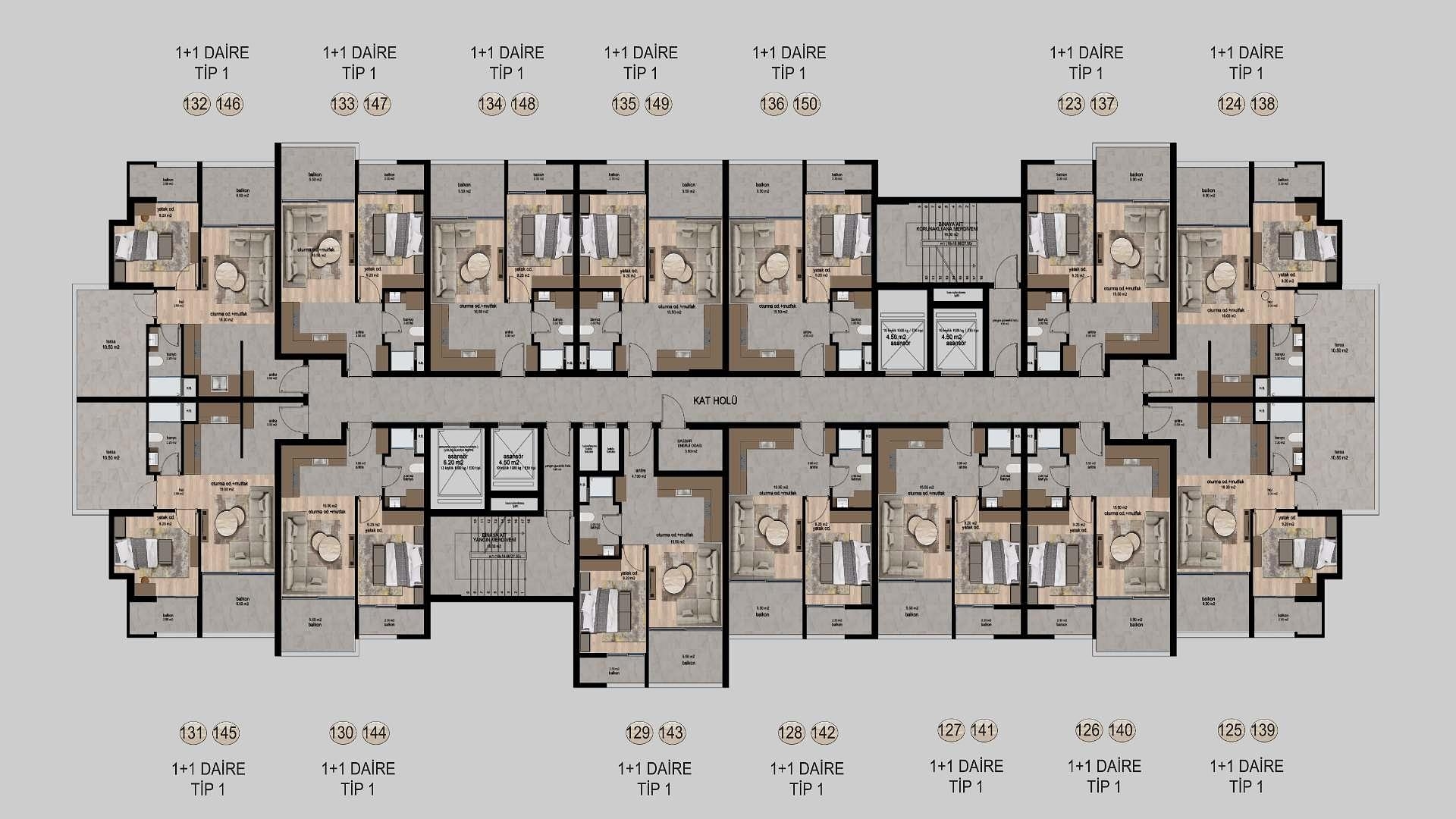 صورة مخطط الطابق 7 