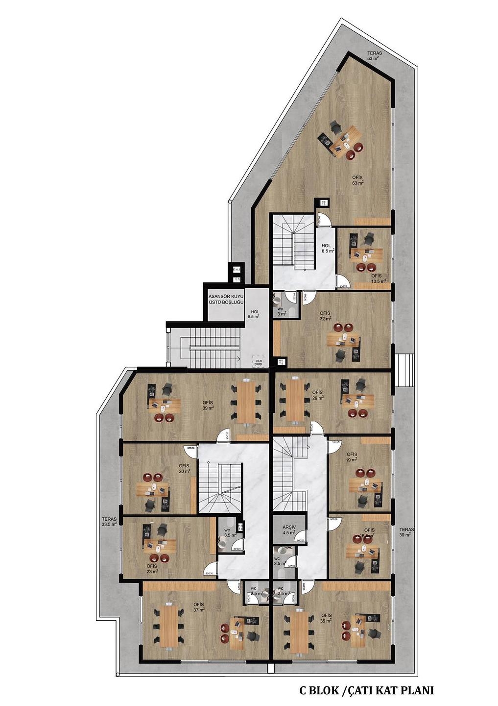 صورة مخطط الطابق 4 