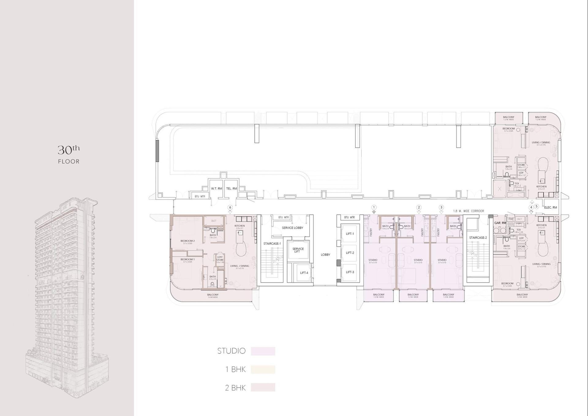 تصویرنقشه طبقه 5