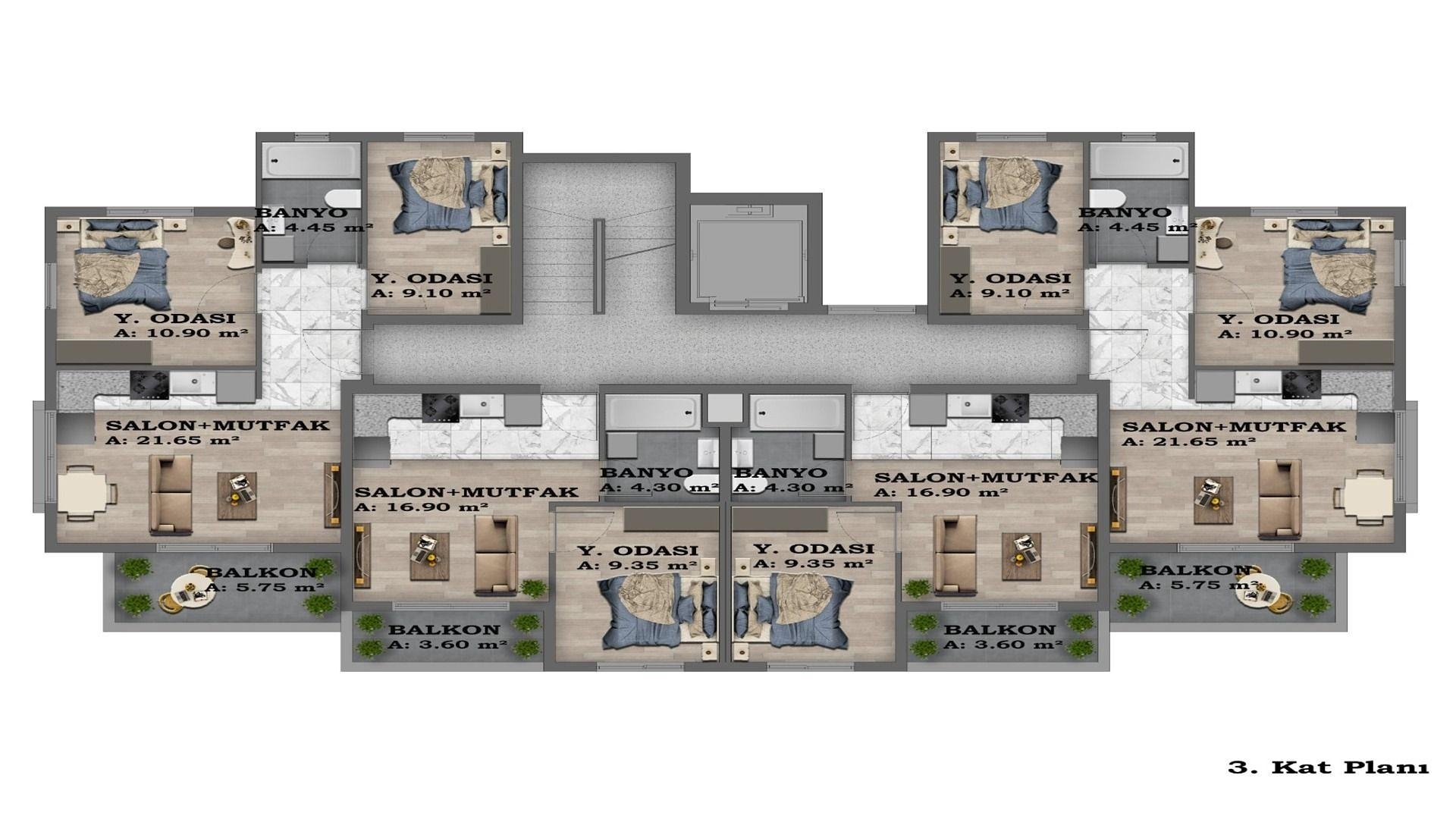 Mərtəbə Planı Şəkli 1