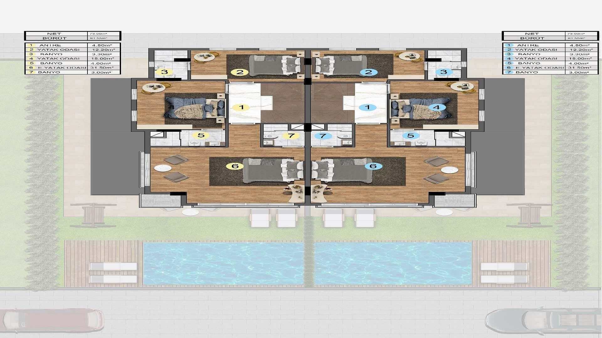 صورة مخطط الطابق 1 