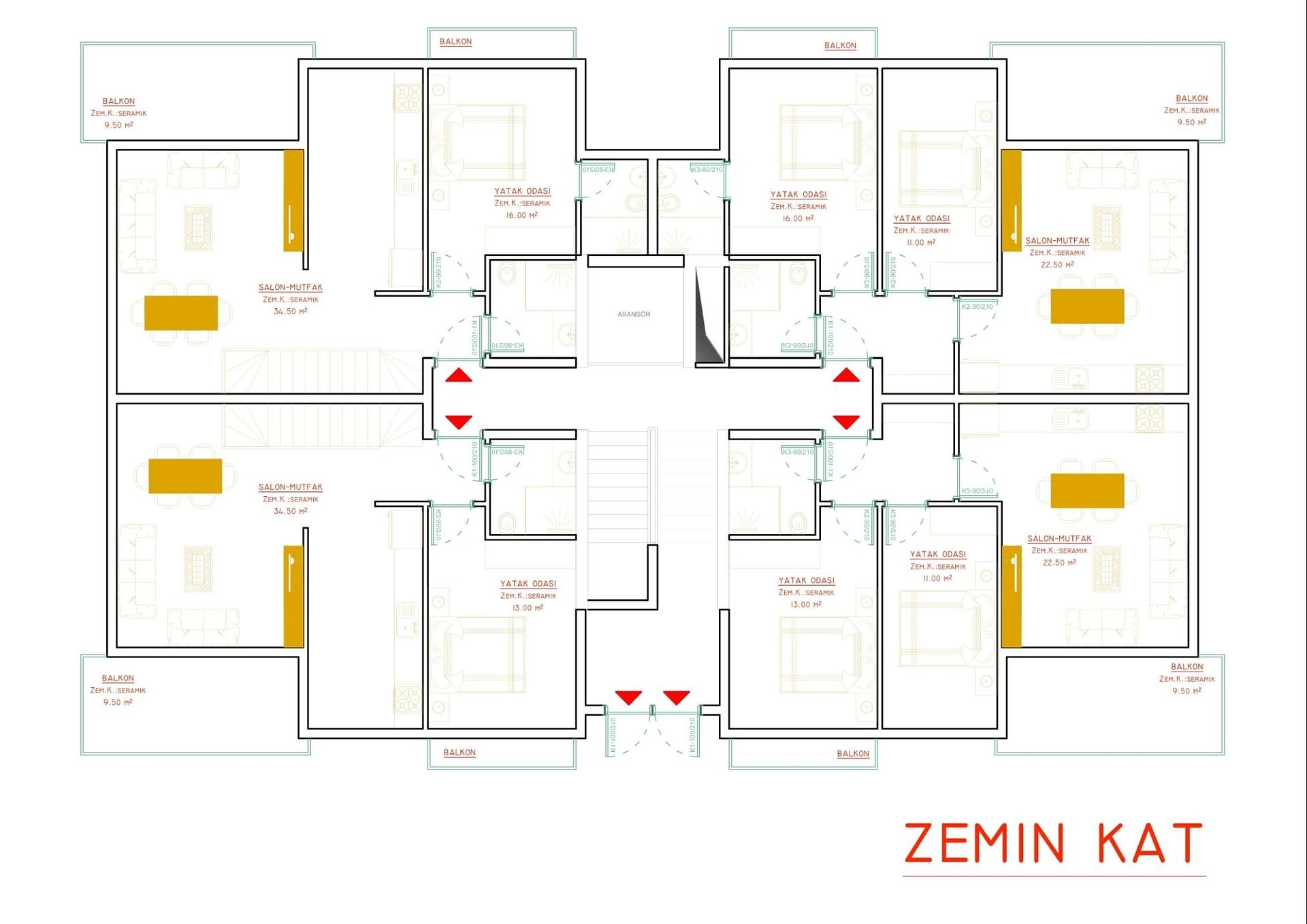 صورة مخطط الطابق 4 