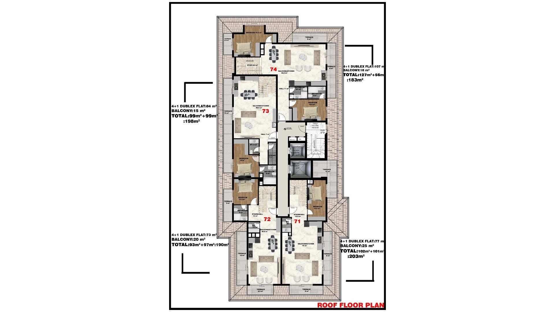 صورة مخطط الطابق 12 