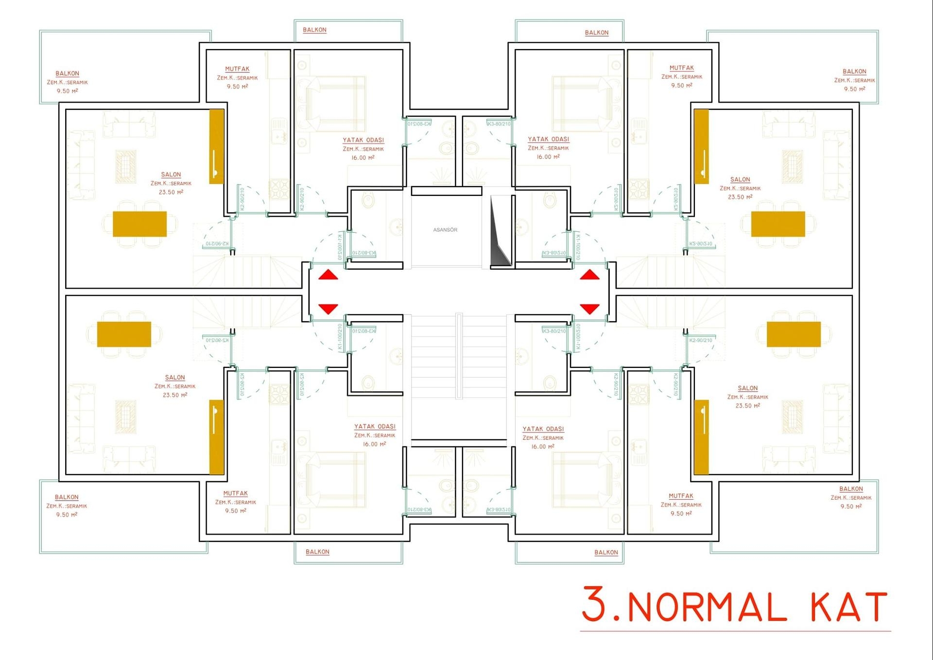 صورة مخطط الطابق 2 