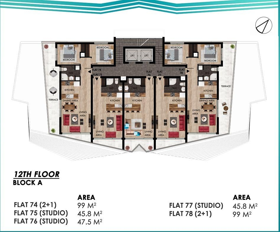 Mərtəbə Planı Şəkli 11