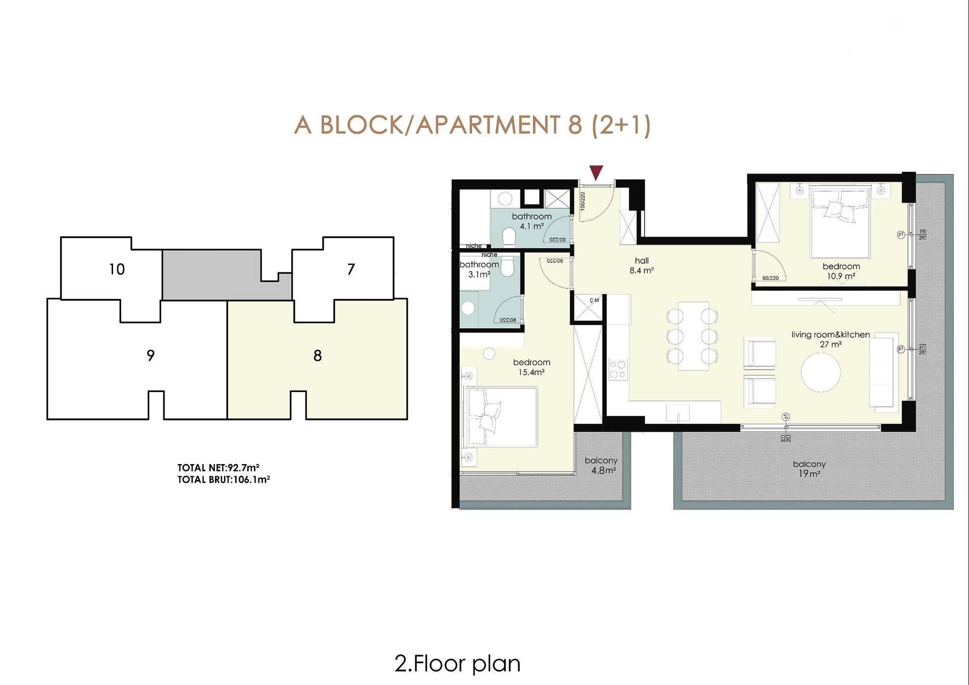 صورة مخطط الطابق 2 