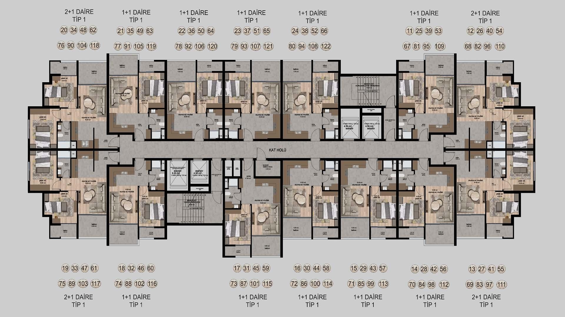 صورة مخطط الطابق 5 