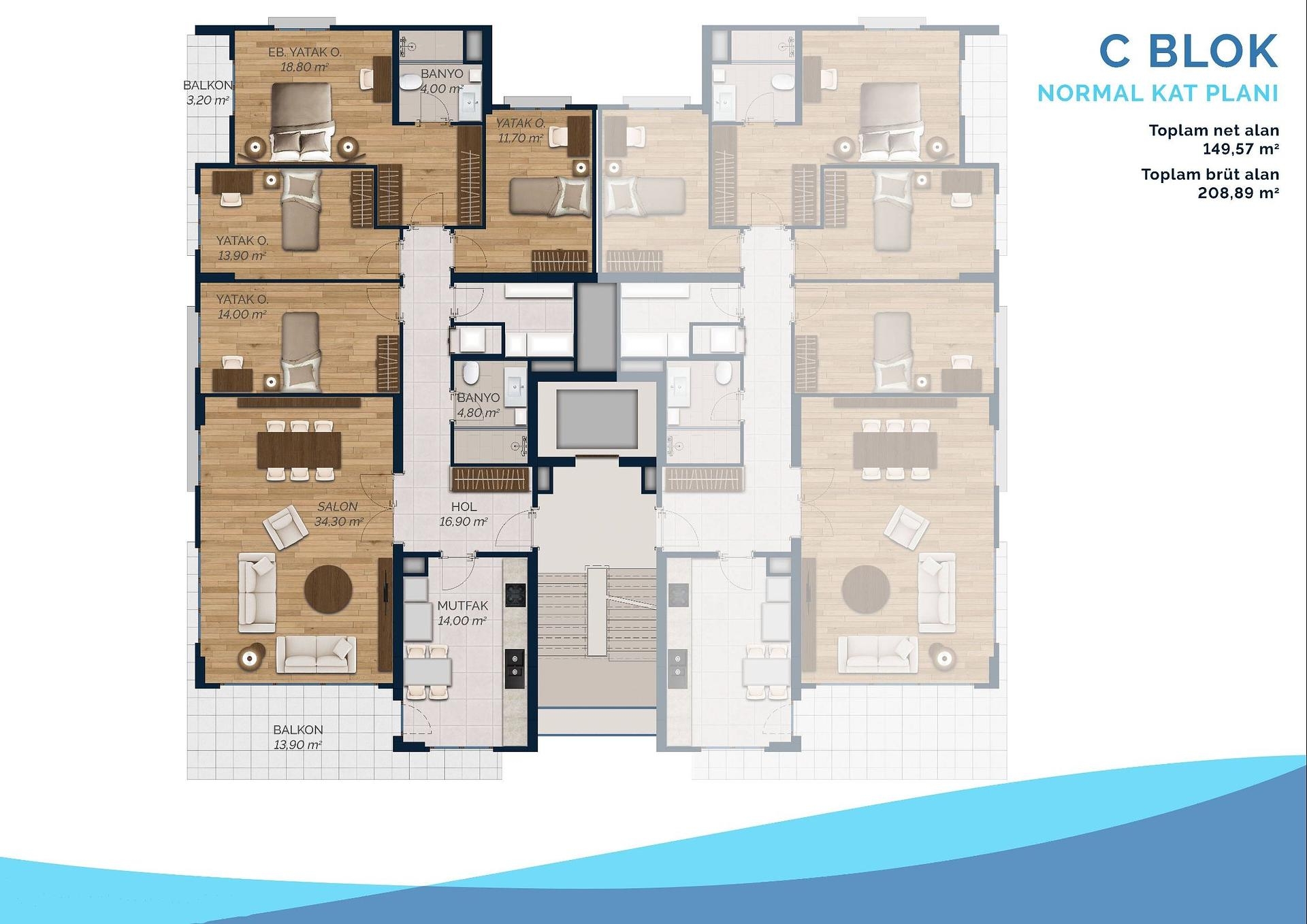 فلور پلان کی تصویر 2