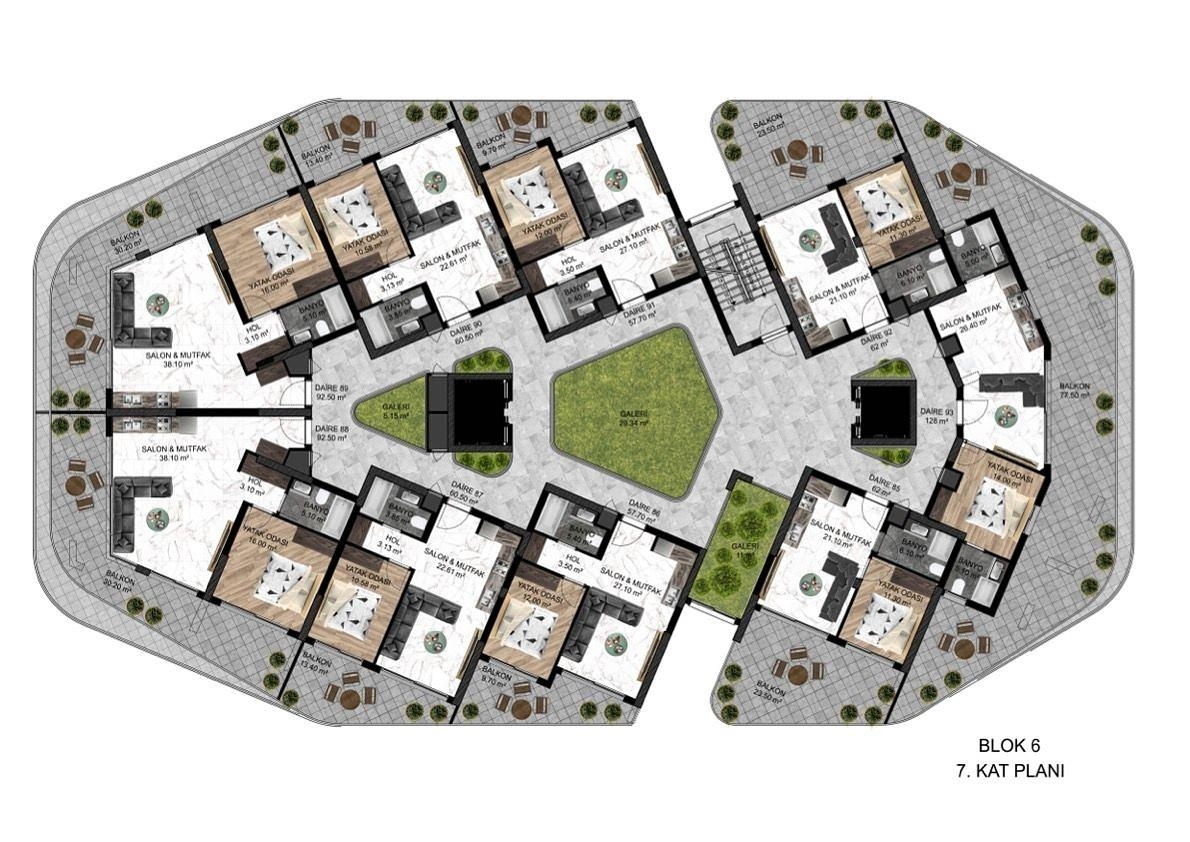 Mərtəbə Planı Şəkli 4
