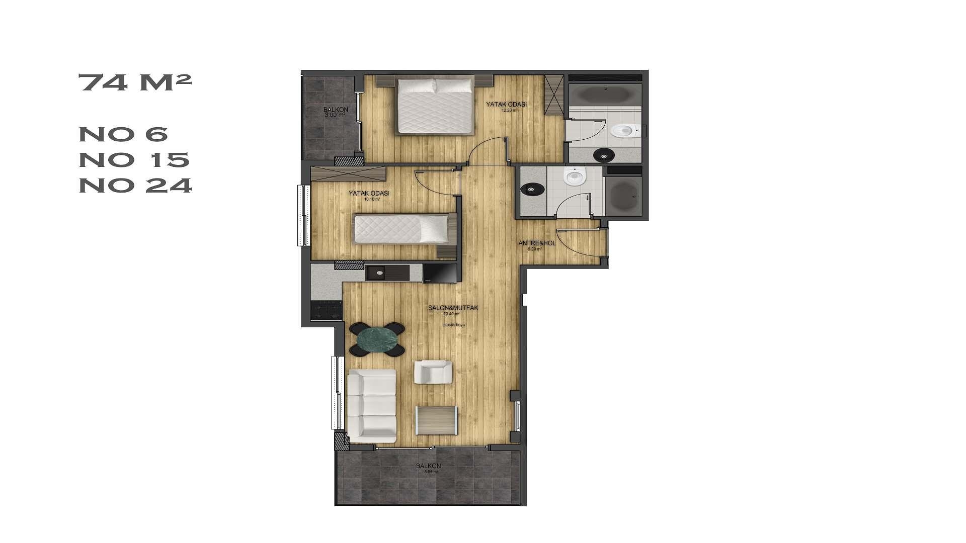 Image du plan d'étage 6