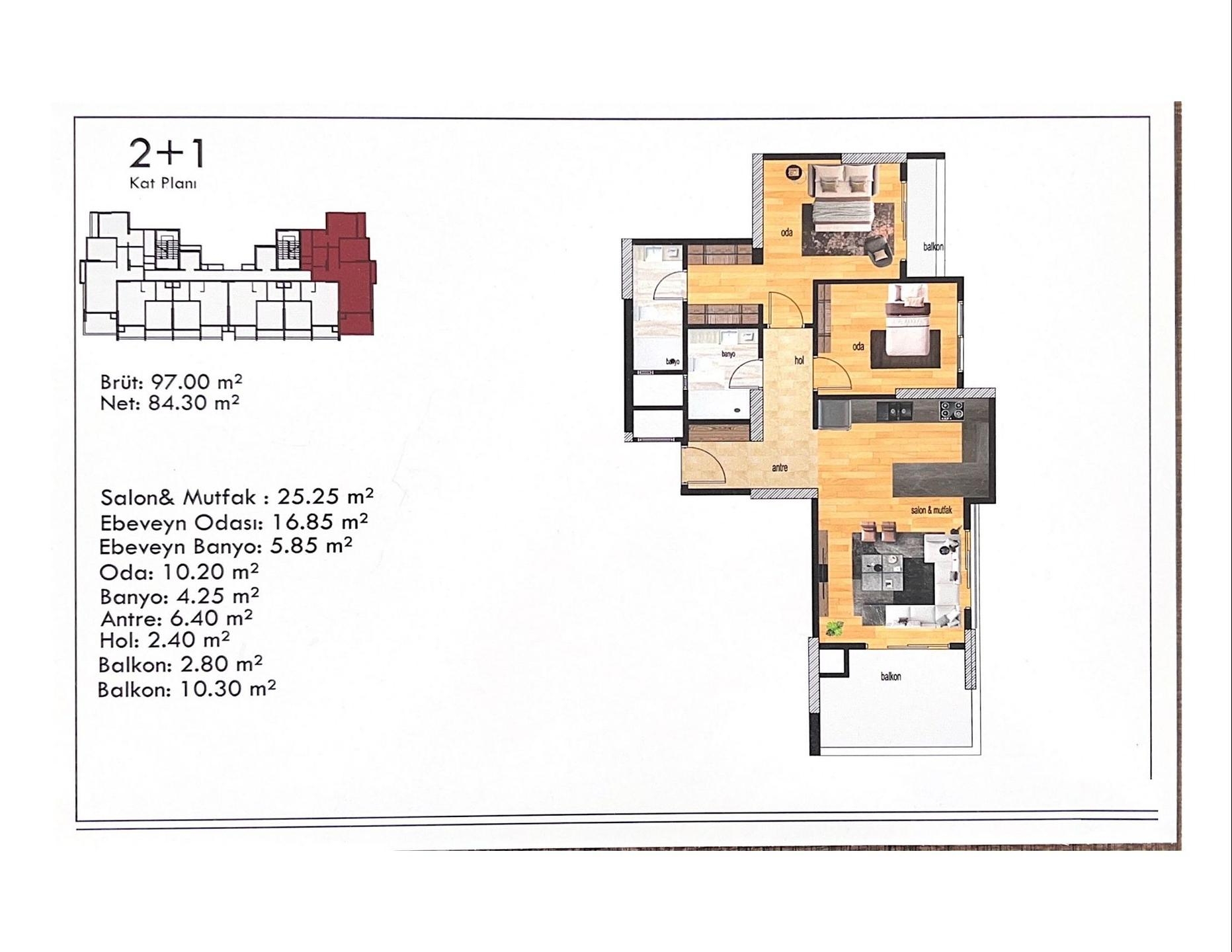 Слика плана спрата 1