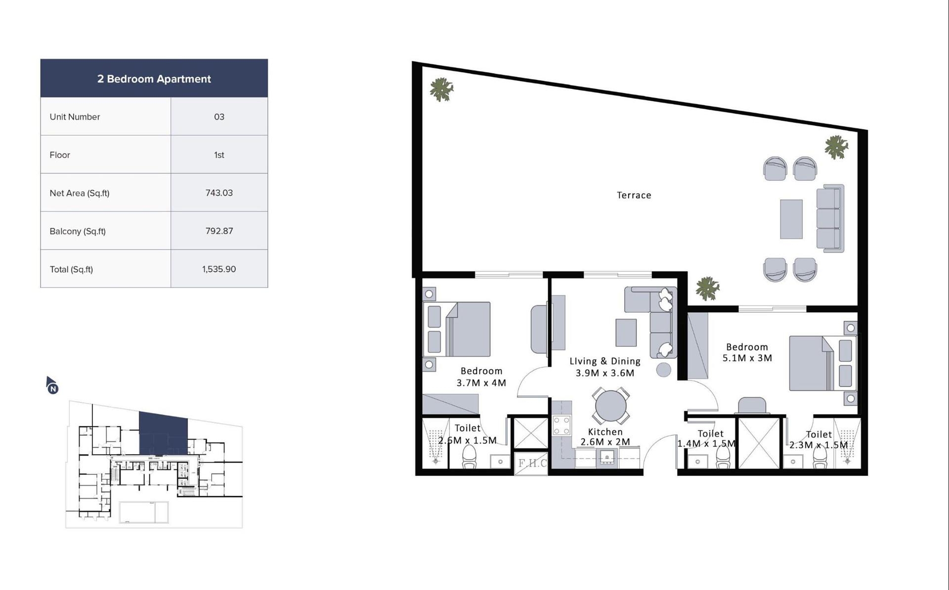 Obraz planu piętra 3