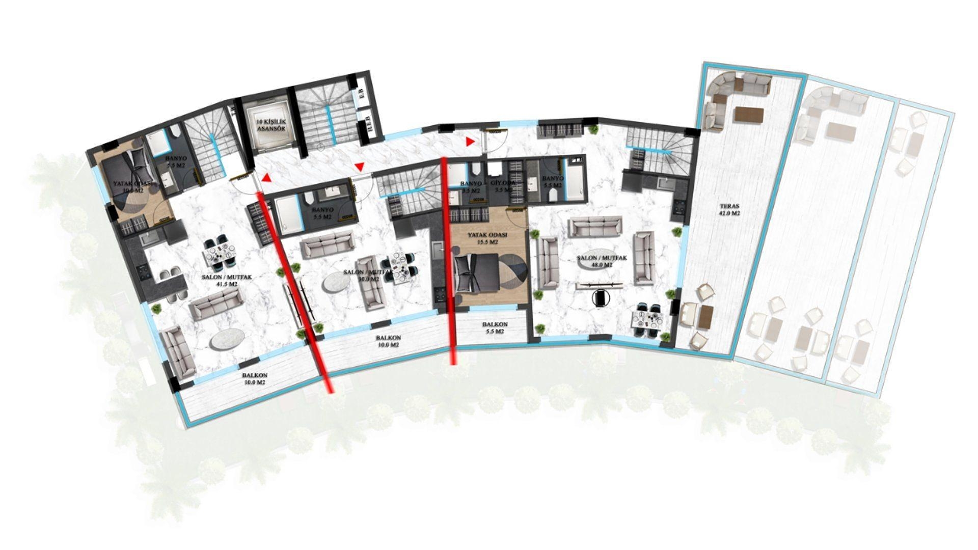 صورة مخطط الطابق 6 