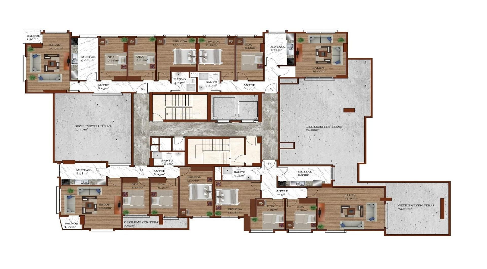 صورة مخطط الطابق 1 