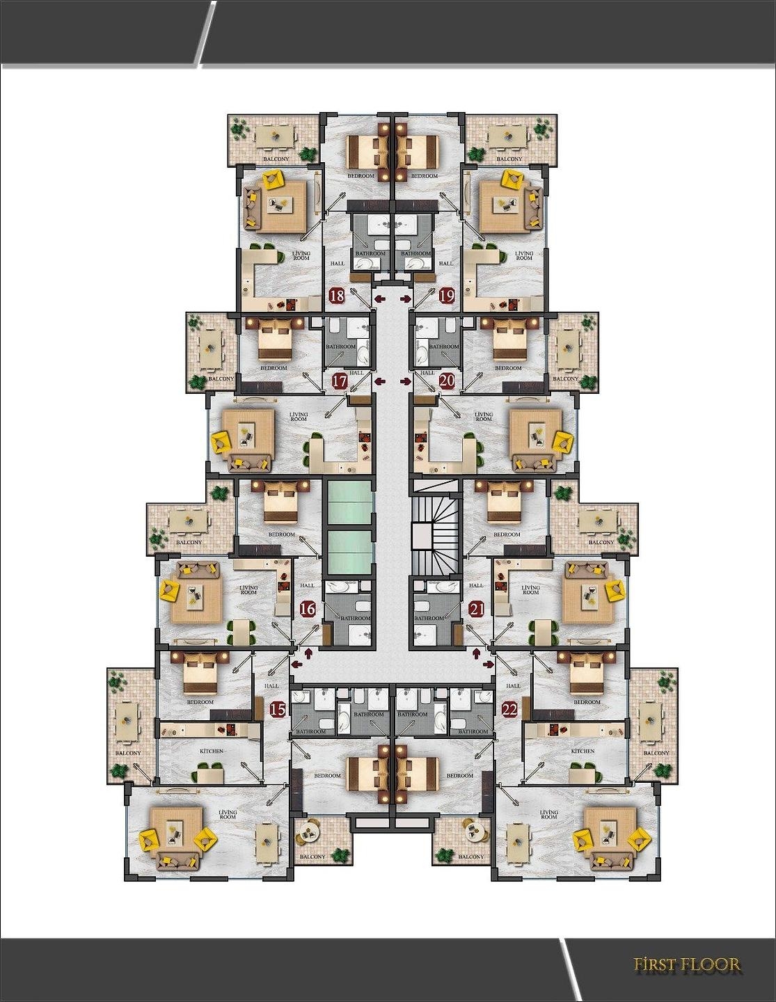 Image du plan d'étage 4