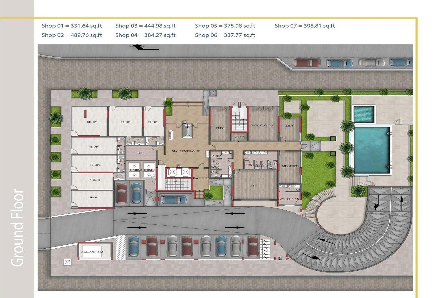 فلور پلان کی تصویر 2