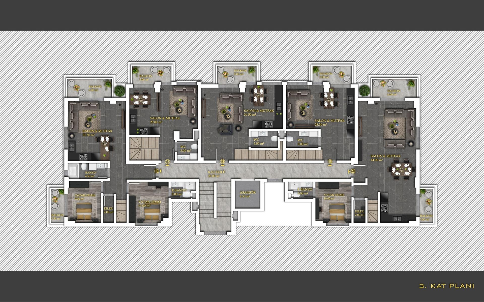 Image du plan d'étage 4