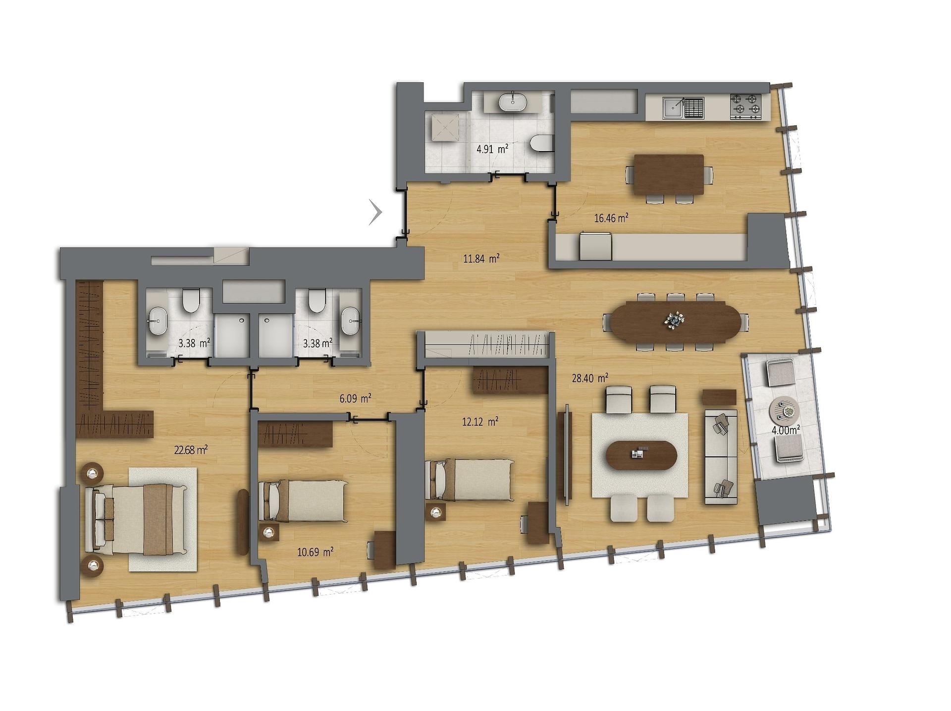 Grundrissdarstellung 7