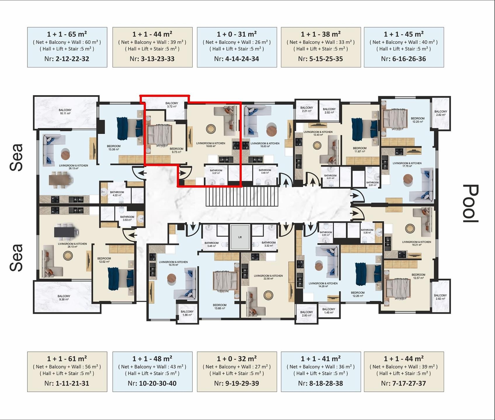 فلور پلان کی تصویر 2