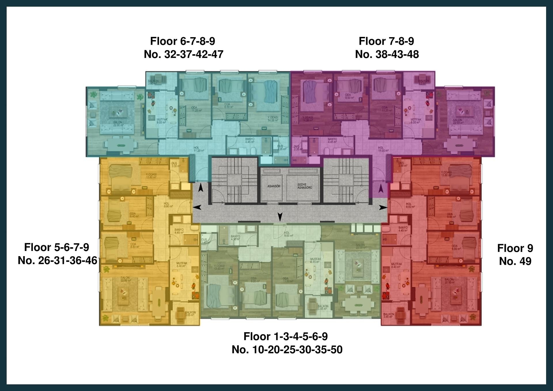 صورة مخطط الطابق 6 