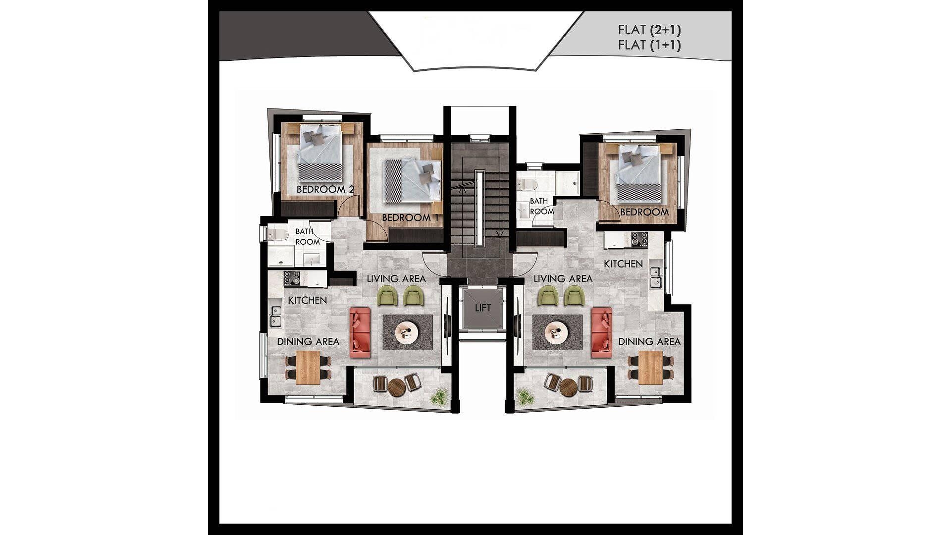 תמונת תוכנית קומה 1