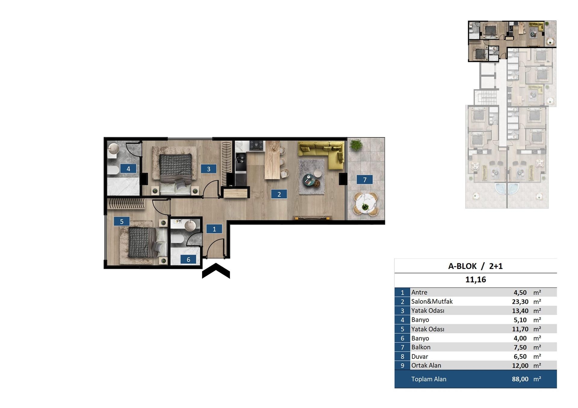 Зображення плану поверху 7