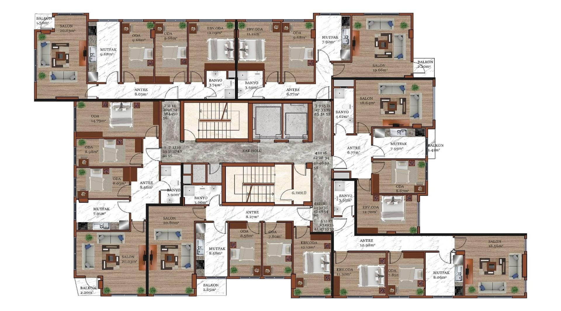 صورة مخطط الطابق 6 