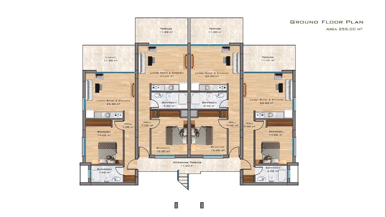 Obraz planu piętra 3