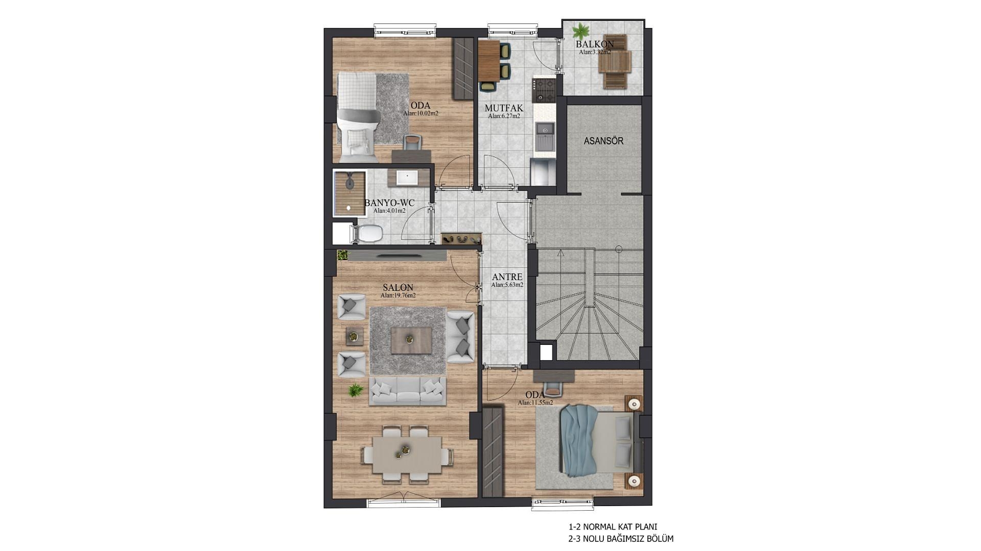 Image du plan d'étage 1