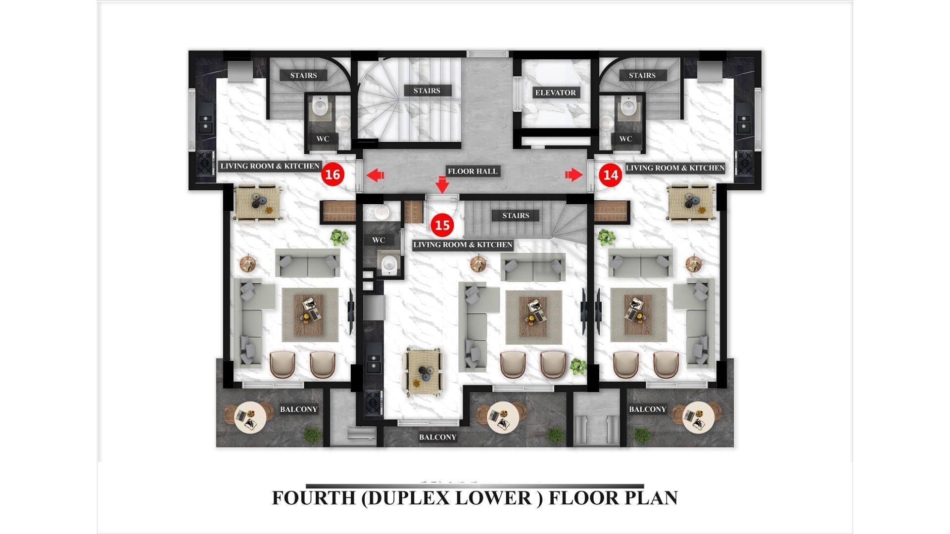 Image du plan d'étage 6