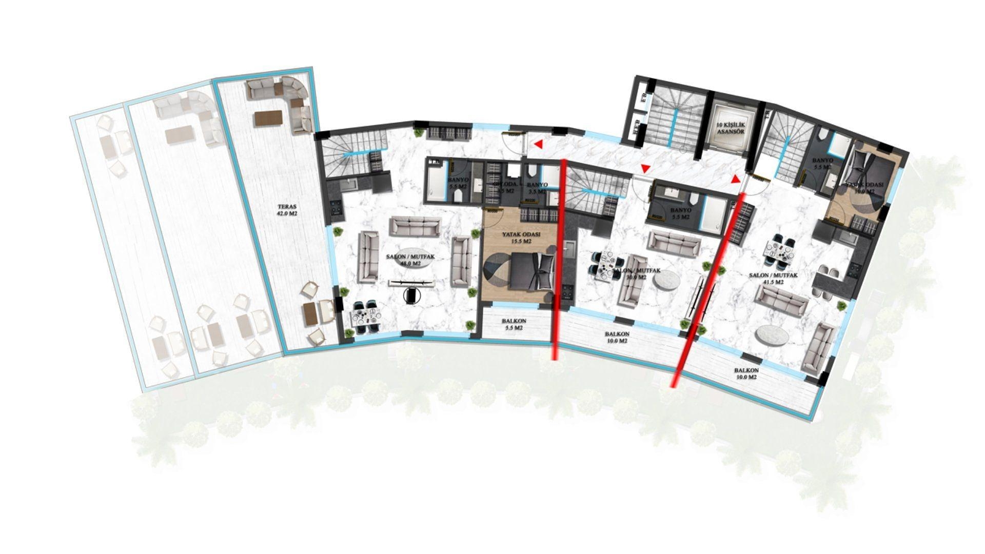 صورة مخطط الطابق 12 