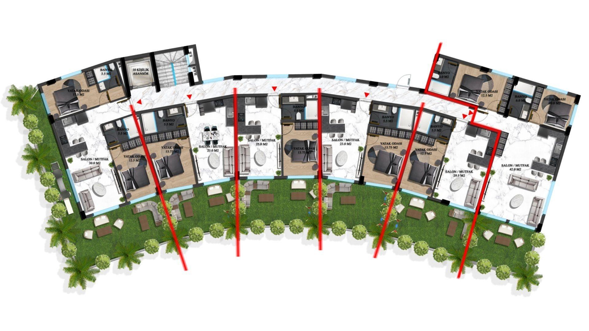 صورة مخطط الطابق 13 